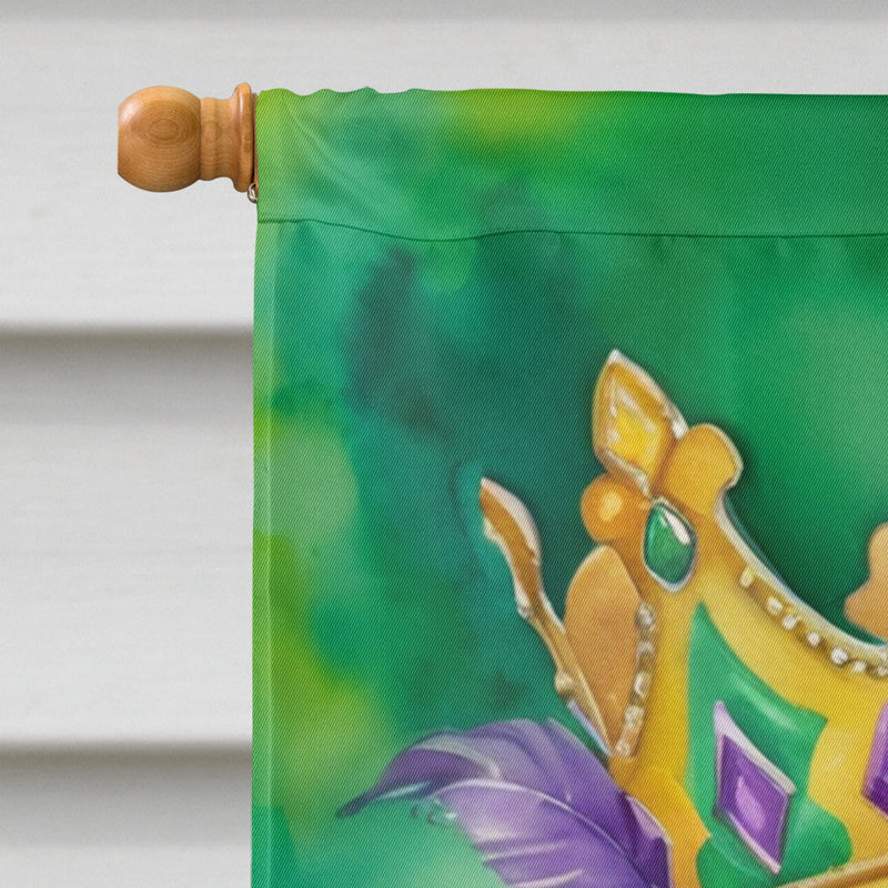 Pekingese King of Mardi Gras House Flag