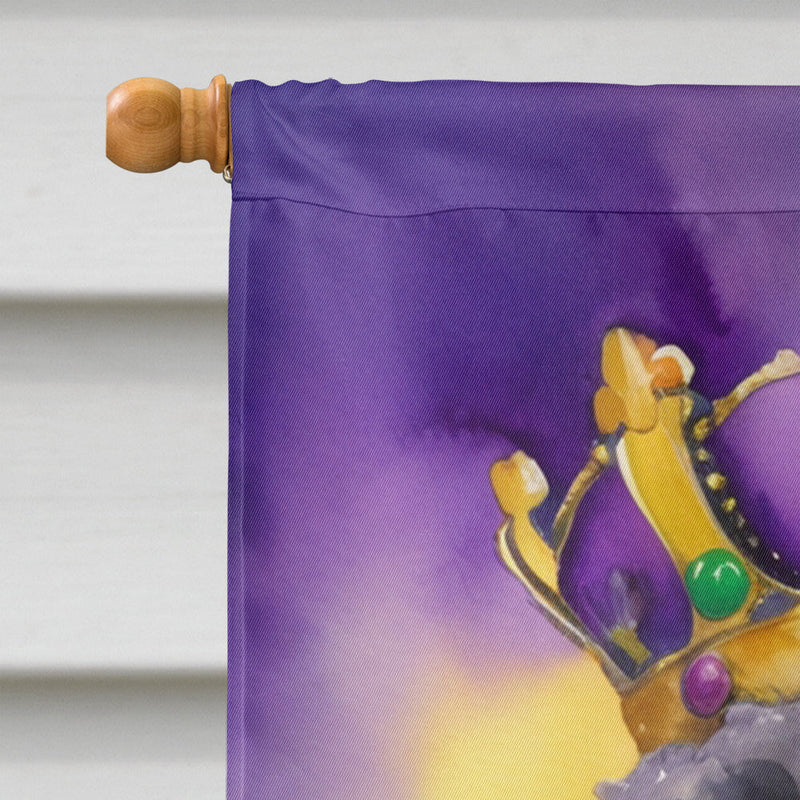 Portuguese Water Dog King of Mardi Gras House Flag