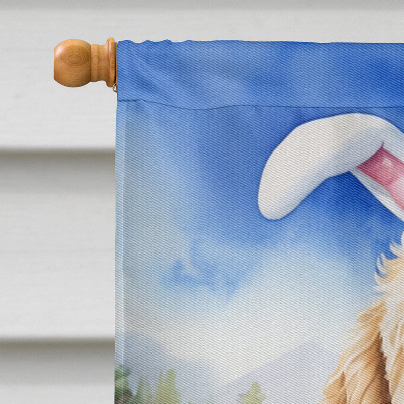 Goldendoodle Easter Egg Hunt House Flag