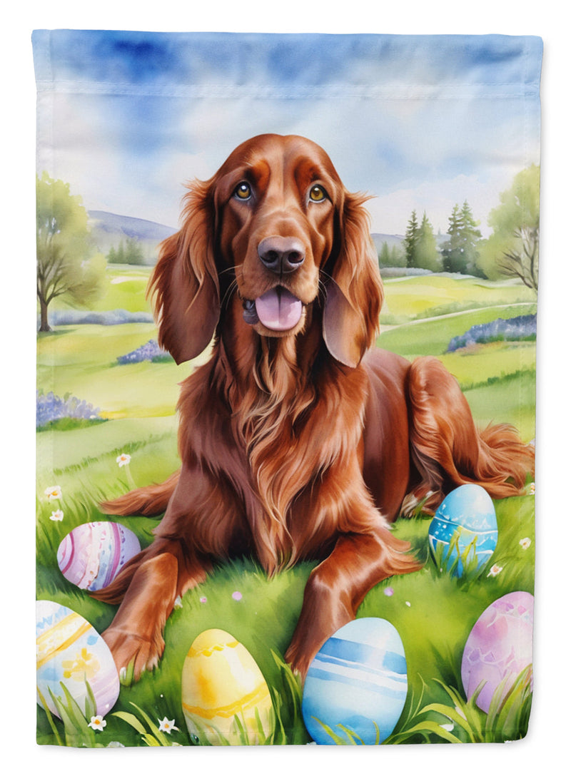 Irish Setter Easter Egg Hunt House Flag