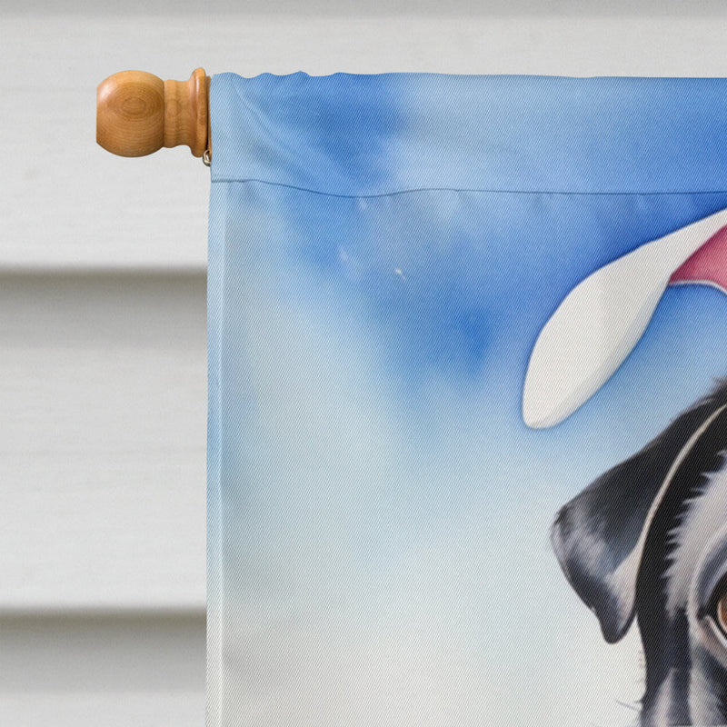 Pug Easter Egg Hunt House Flag