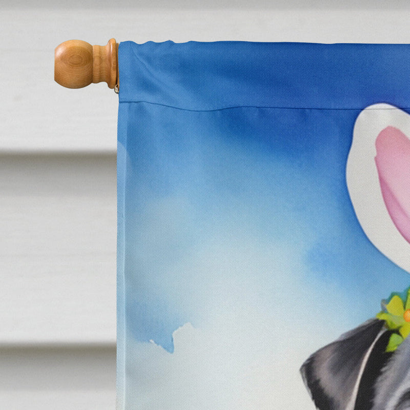 Pug Easter Egg Hunt House Flag