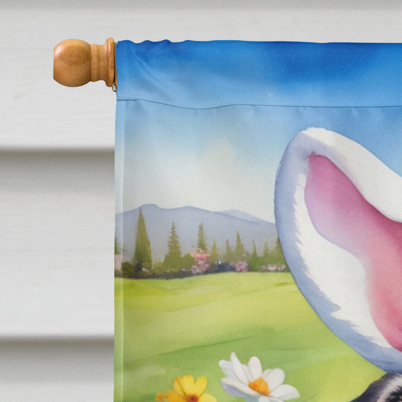 Pug Easter Egg Hunt House Flag