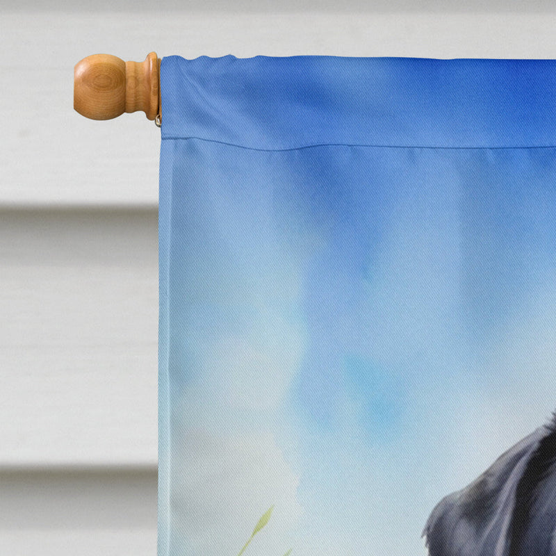 Rottweiler Easter Egg Hunt House Flag