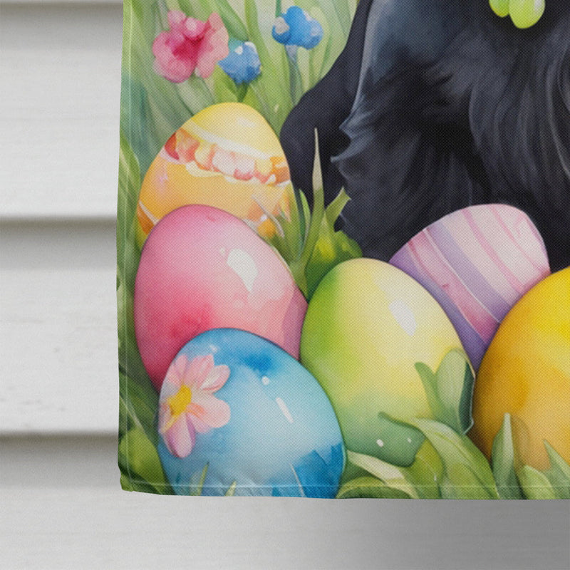 Scottish Terrier Easter Egg Hunt House Flag