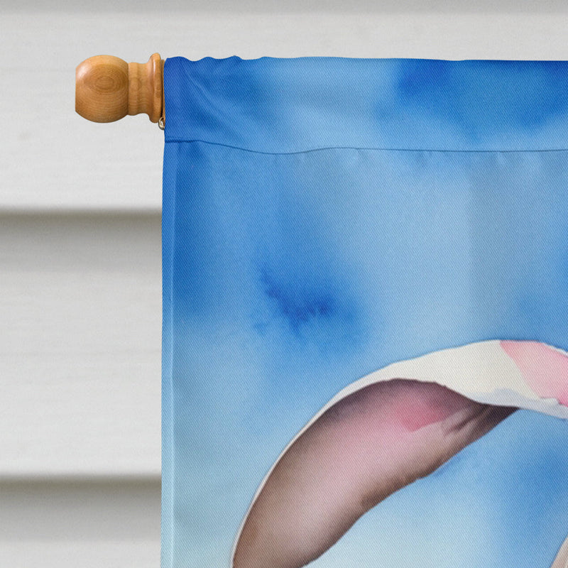 Weimaraner Easter Egg Hunt House Flag