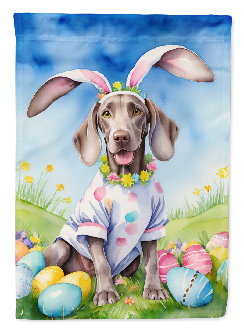 Weimaraner Easter Egg Hunt House Flag