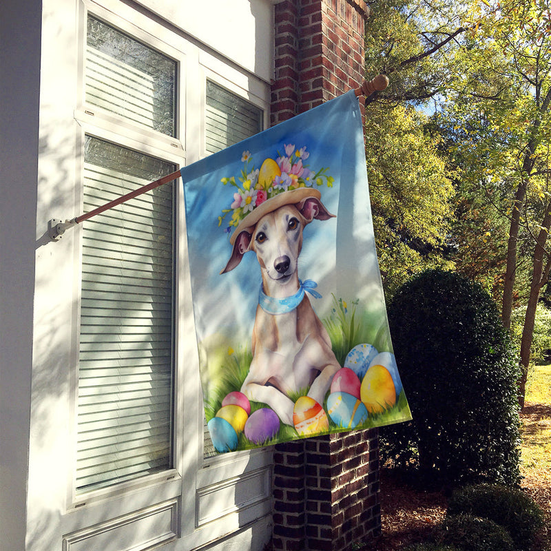 Whippet Easter Egg Hunt House Flag