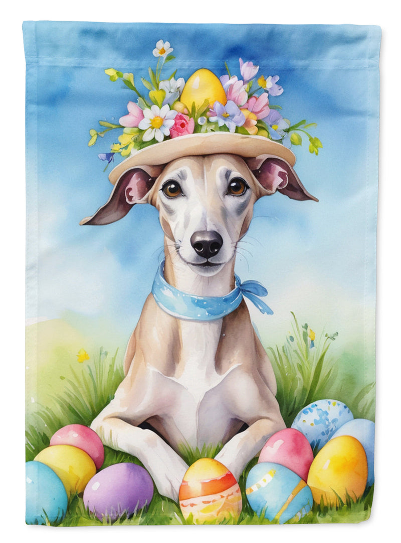 Whippet Easter Egg Hunt House Flag