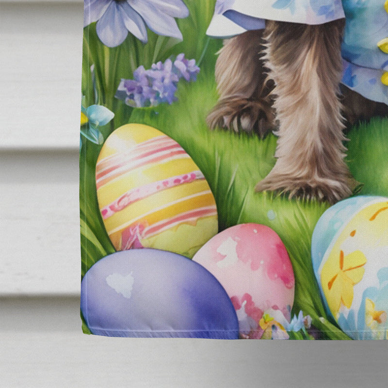 Wirehaired Pointing Griffon Easter Egg Hunt House Flag