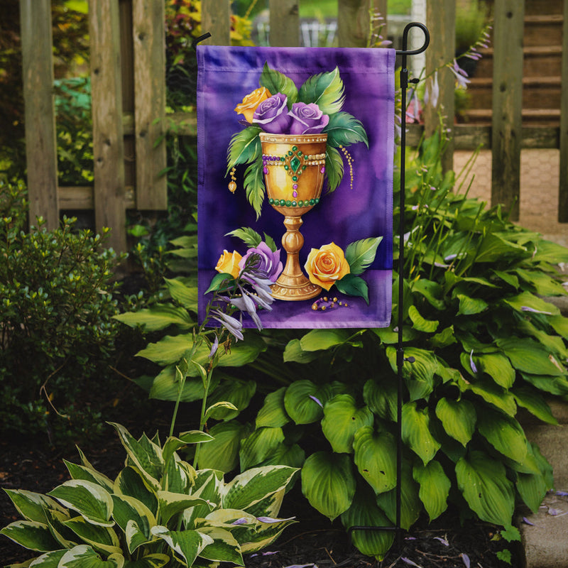 Goblet Mardi Gras Garden Flag