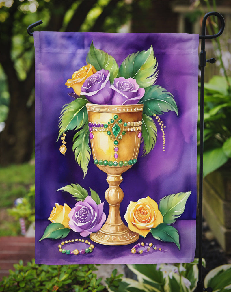 Goblet Mardi Gras Garden Flag