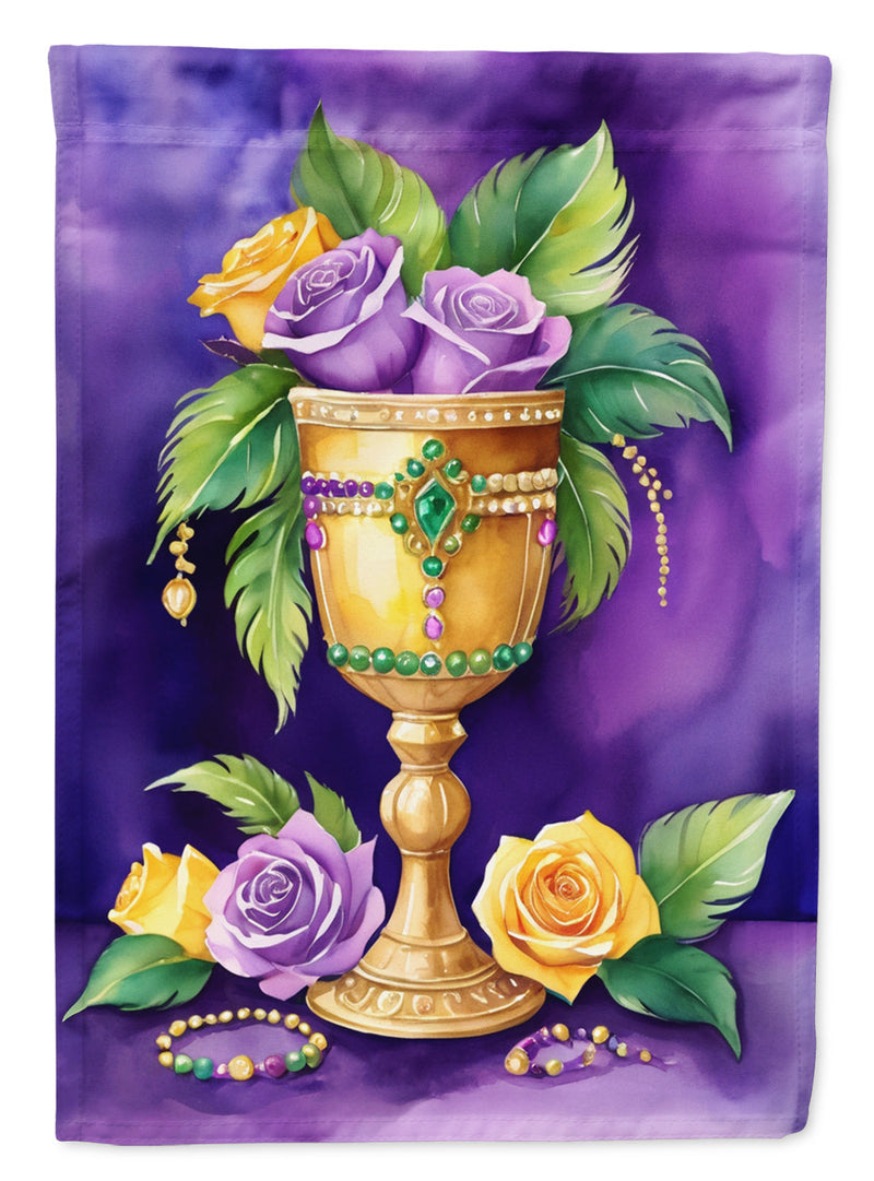 Goblet Mardi Gras Garden Flag