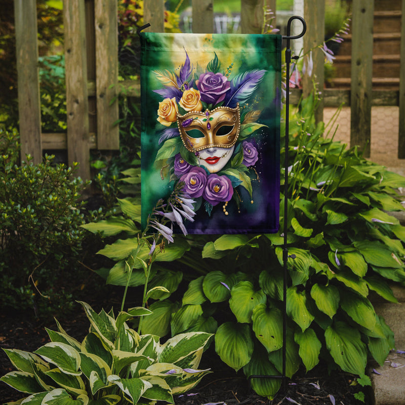 Mask Mardi Gras Garden Flag