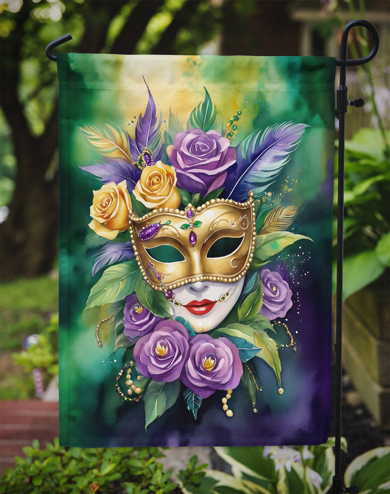 Mask Mardi Gras Garden Flag