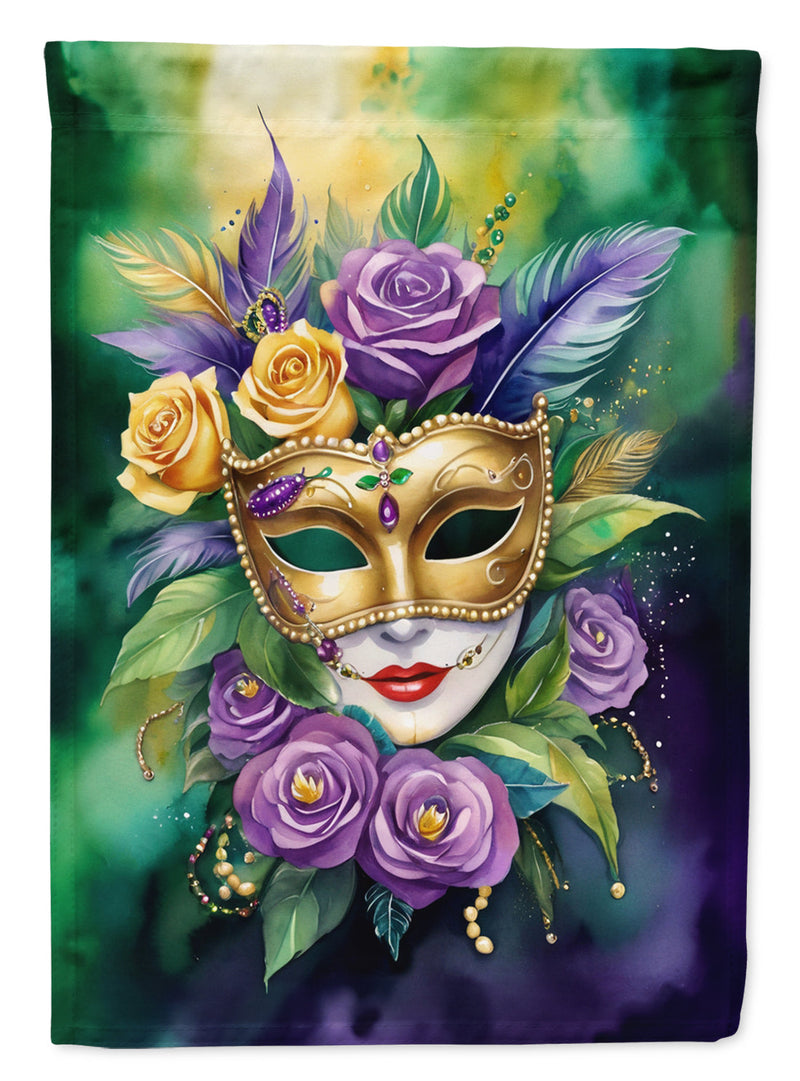 Mask Mardi Gras Garden Flag