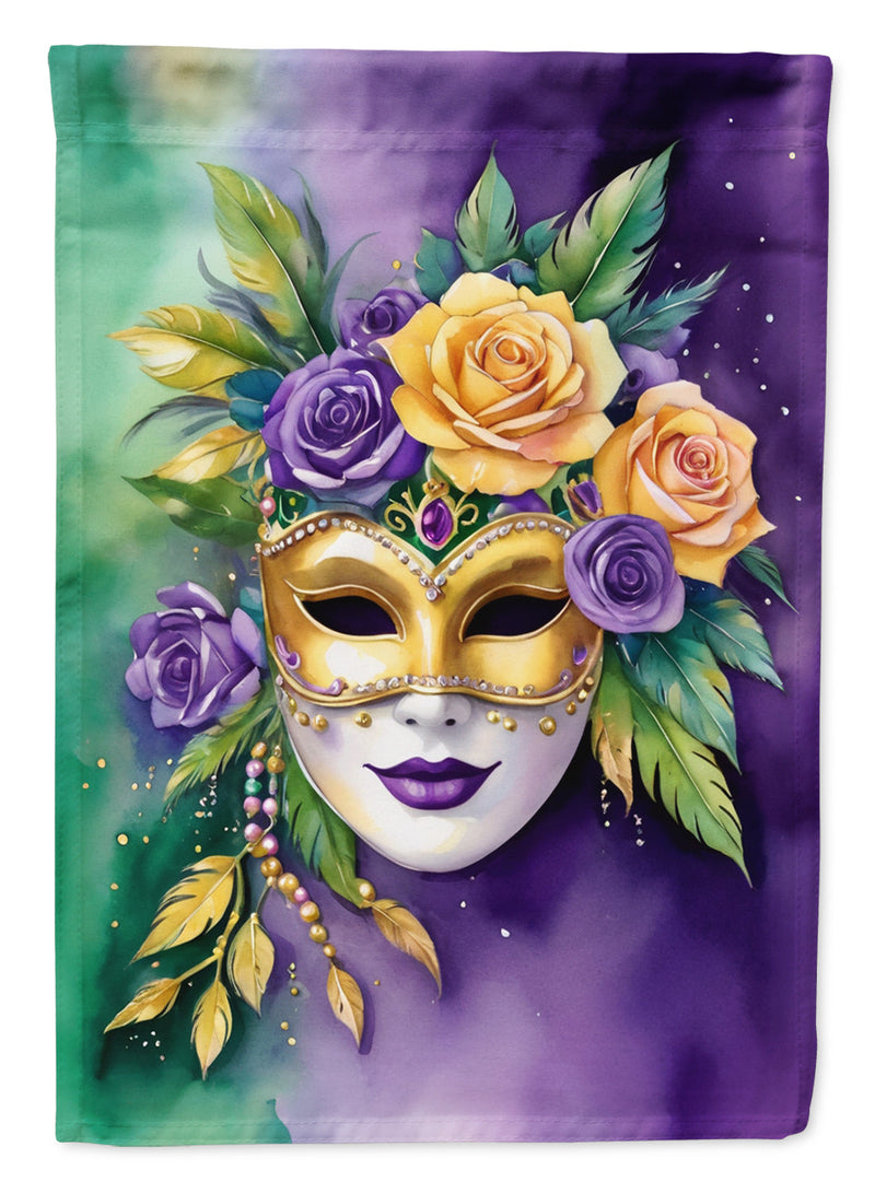 Mask Mardi Gras House Flag