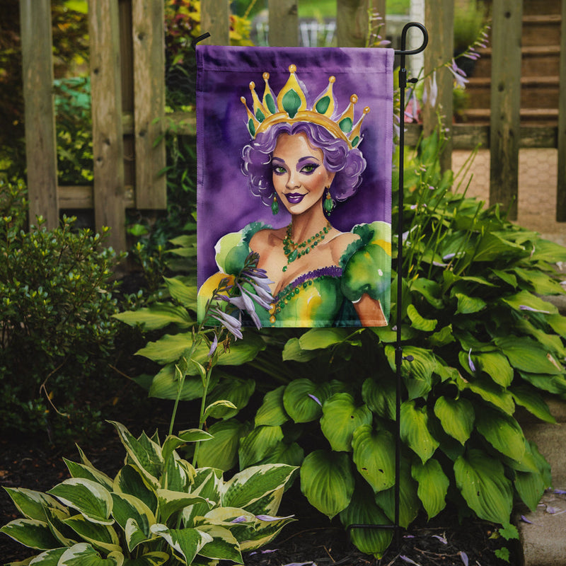 Queen of Mardi Gras Garden Flag