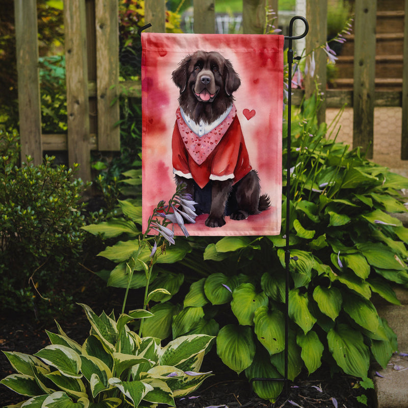 Newfoundland My Valentine Garden Flag