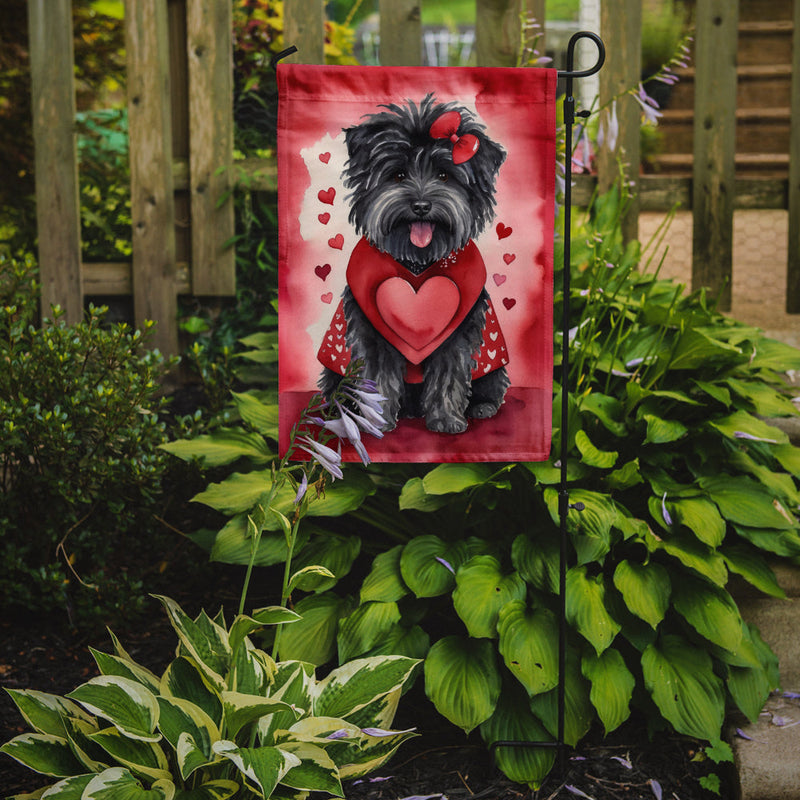 Puli My Valentine Garden Flag