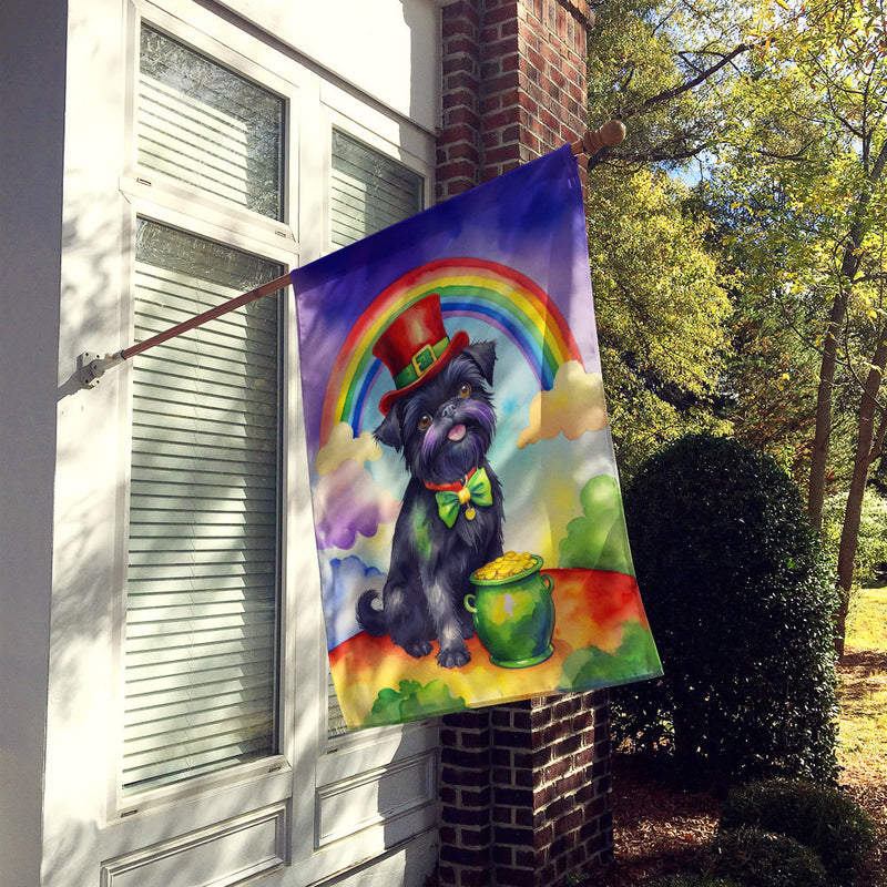 Affenpinscher St Patrick's Day House Flag