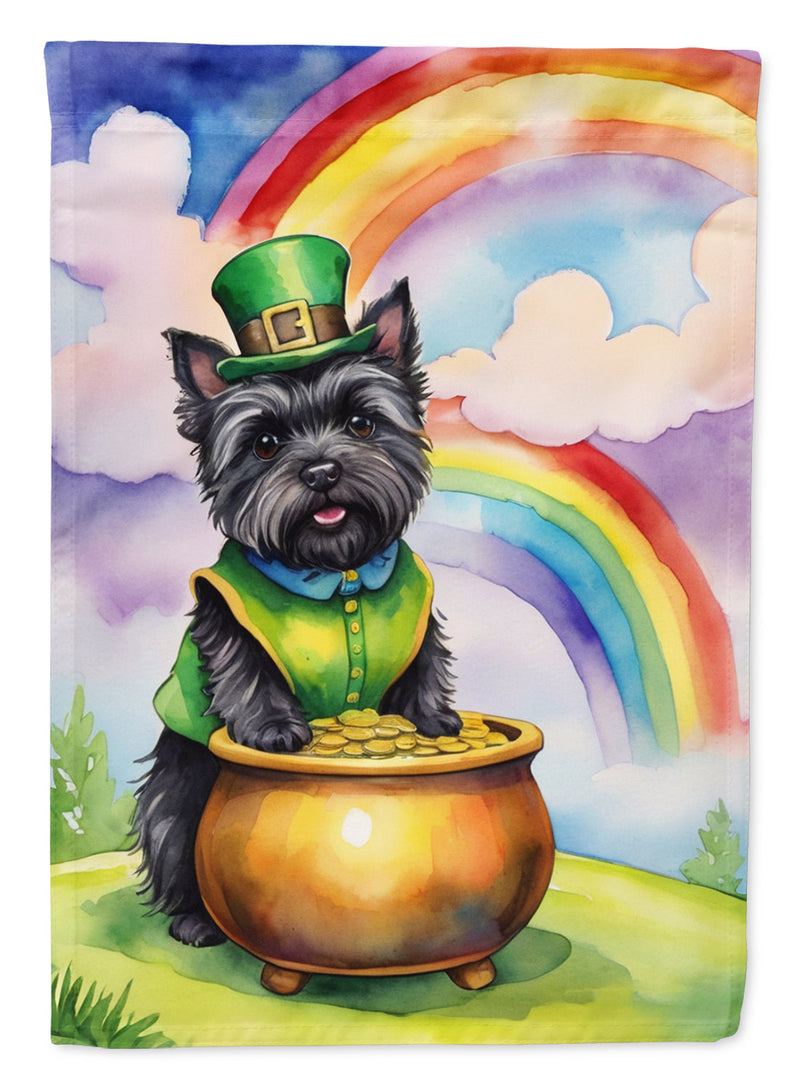 Cairn Terrier St Patrick's Day House Flag