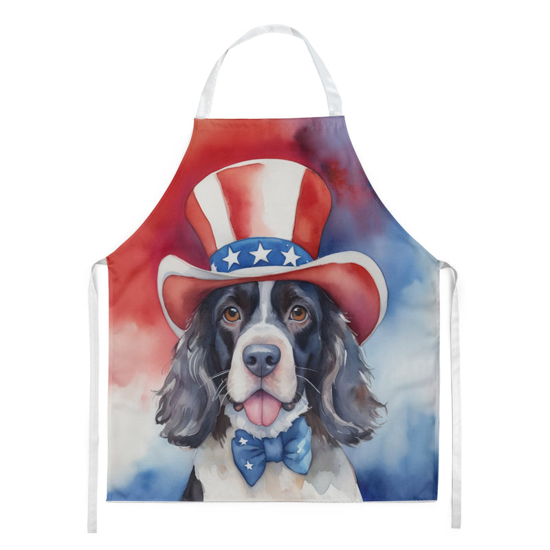 English Springer Spaniel Patriotic American Apron