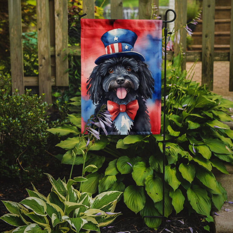 Puli Patriotic American Garden Flag