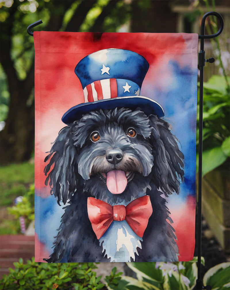 Puli Patriotic American Garden Flag