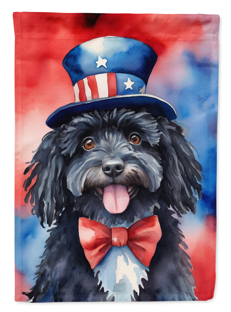 Puli Patriotic American Garden Flag