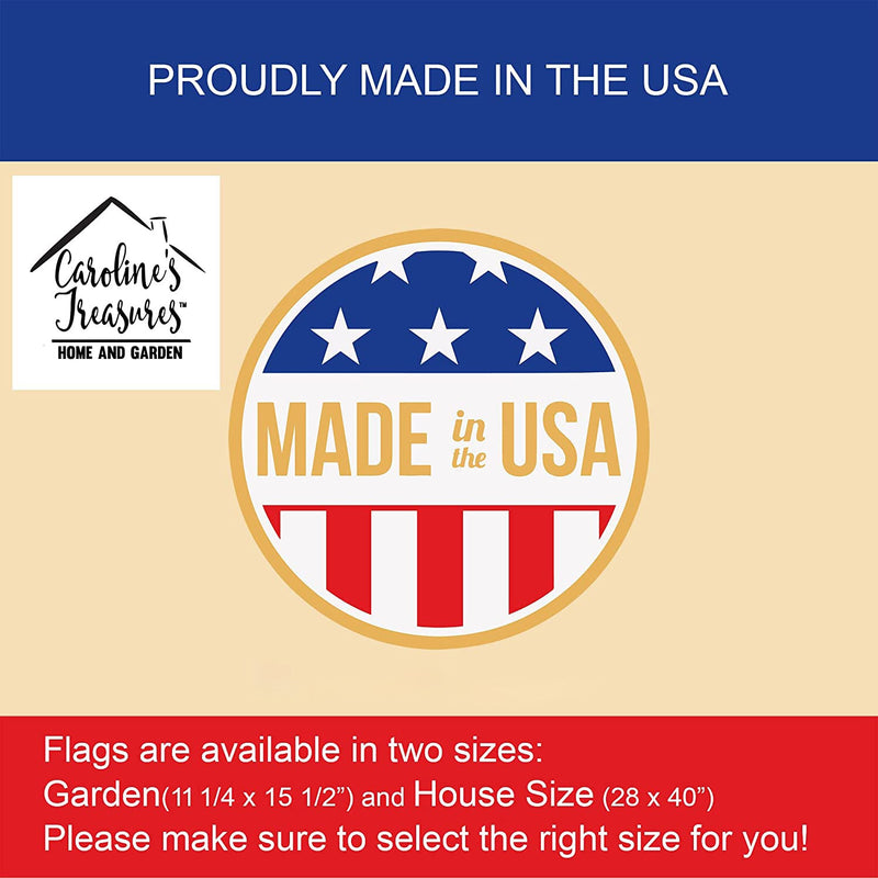 Rhodesian Ridgeback Patriotic American Garden Flag