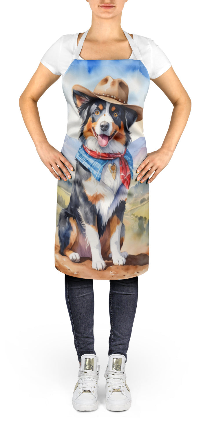 Australian Shepherd Cowboy Welcome Apron