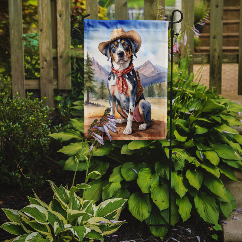 Catahoula Cowboy Welcome Garden Flag