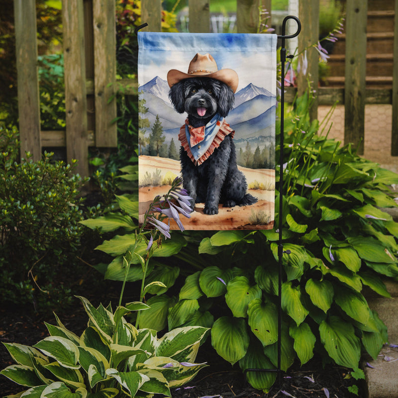 Puli Cowboy Welcome Garden Flag