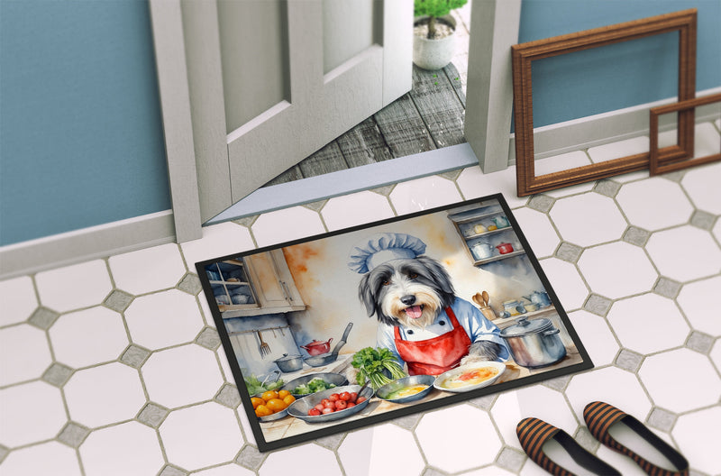 Bearded Collie The Chef Doormat