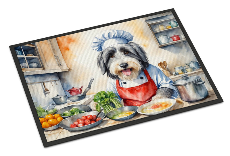 Bearded Collie The Chef Doormat