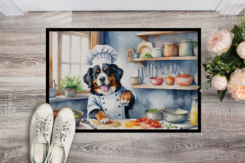 Bernese Mountain Dog The Chef Doormat