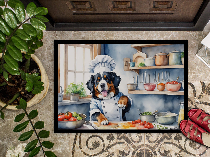 Bernese Mountain Dog The Chef Doormat