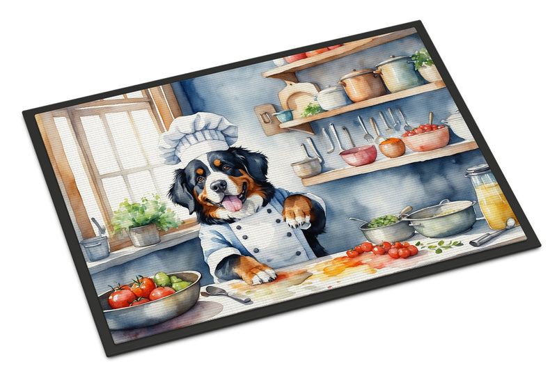 Bernese Mountain Dog The Chef Doormat