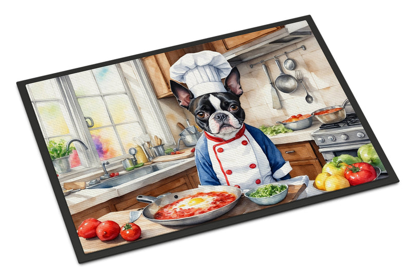 Boston Terrier The Chef Doormat