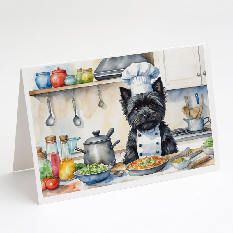 Cairn Terrier The Chef Greeting Cards Pack of 8