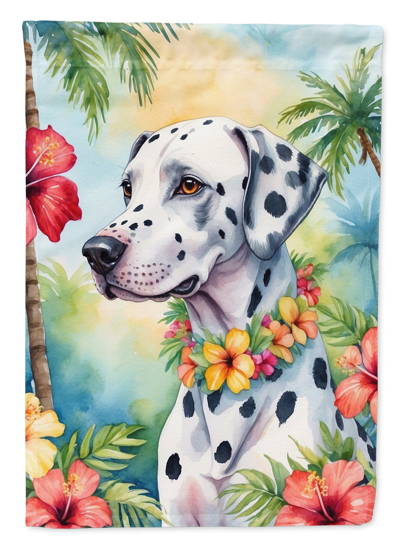 Dalmatian Luau House Flag