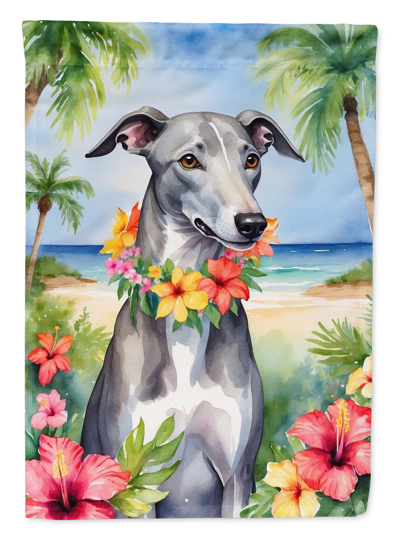 Greyhound Luau House Flag