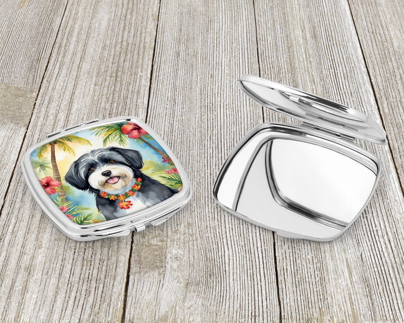 Havanese Luau Compact Mirror