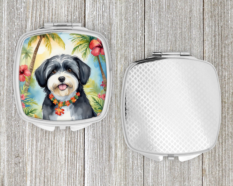 Havanese Luau Compact Mirror