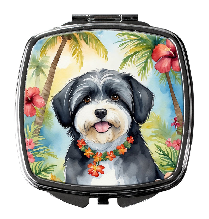 Havanese Luau Compact Mirror