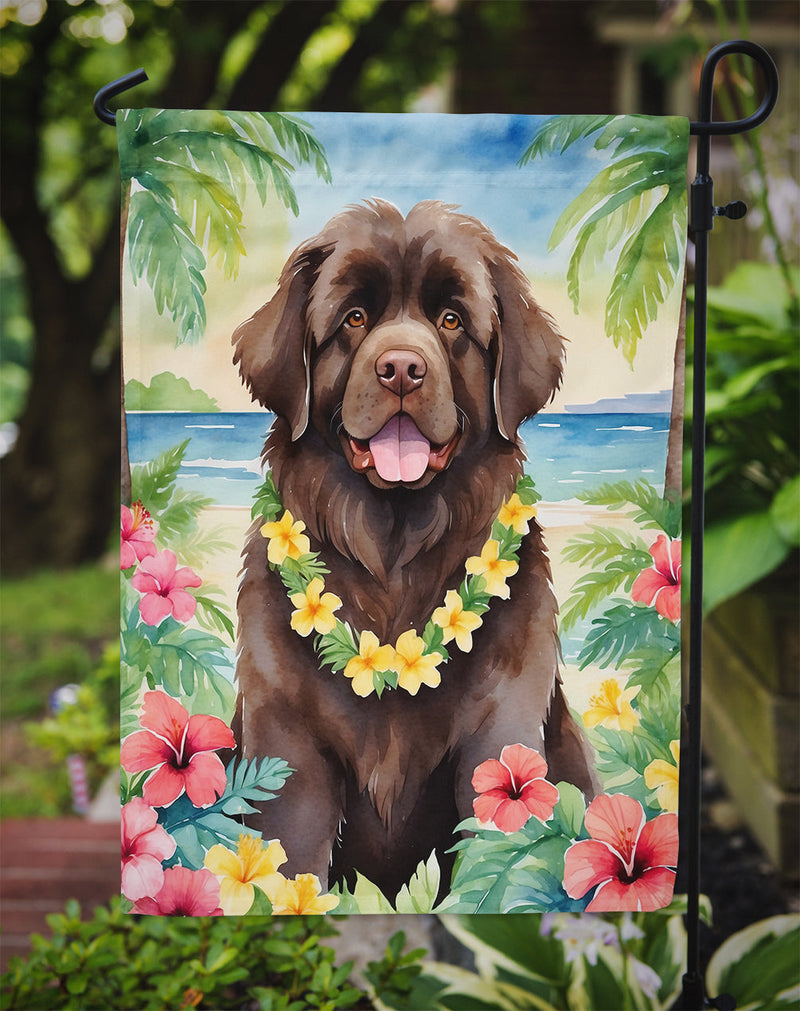 Newfoundland Luau Garden Flag