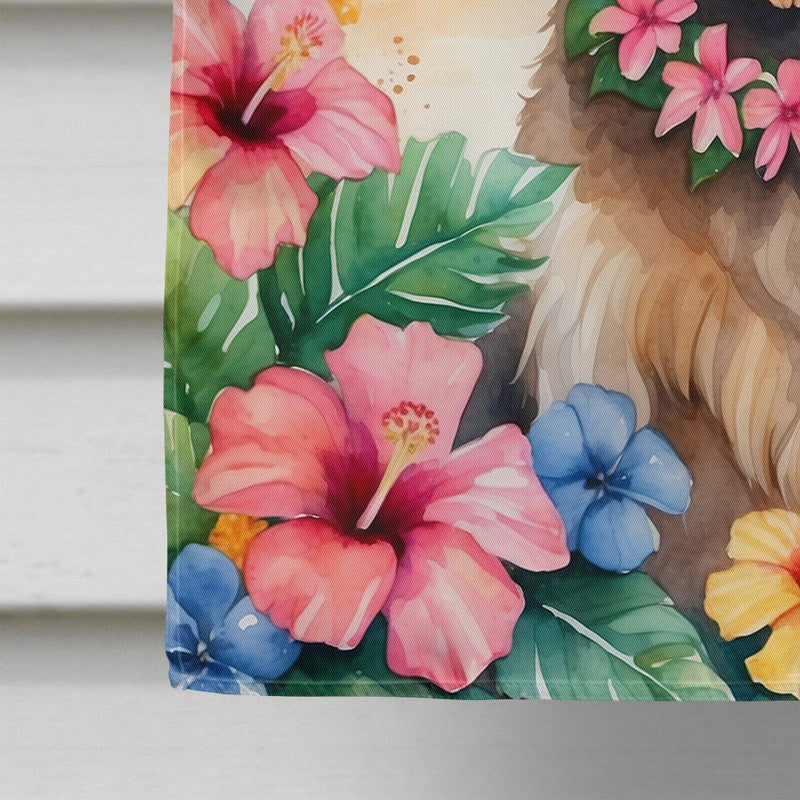 Otterhound Luau House Flag