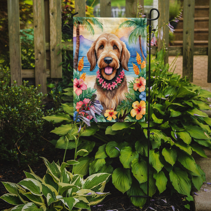 Otterhound Luau Garden Flag