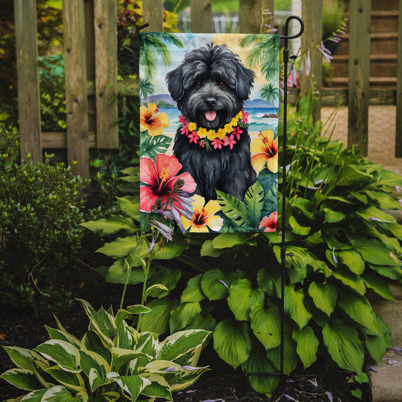 Puli Luau Garden Flag